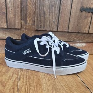 Vans Navy and White Sneakers